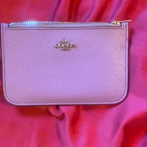Small lavender coach wallet